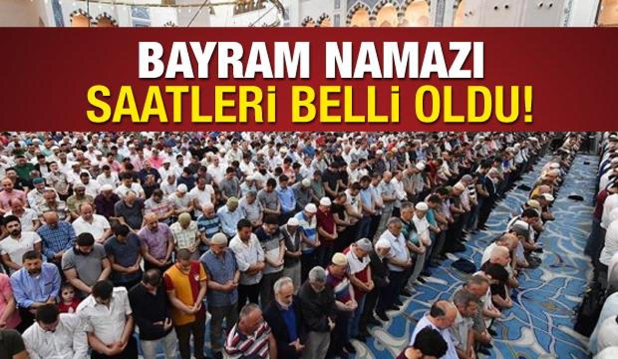 2019 Kurban Bayramı namazı saat kaçta kılınacak? İl il bayram namazı vakitleri