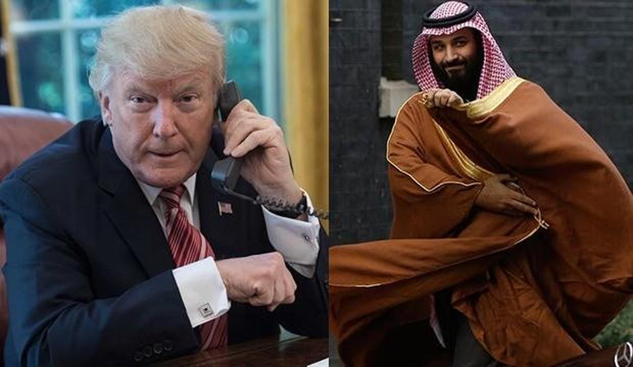 Trump ve Suudi Prens Muhammed bin Selman telefonda görüştü
