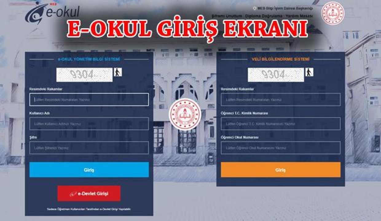 E-Okul giriş | MEB Veli Bilgilendirme Sistemi | VBS öğrenci bilgi sistemi
