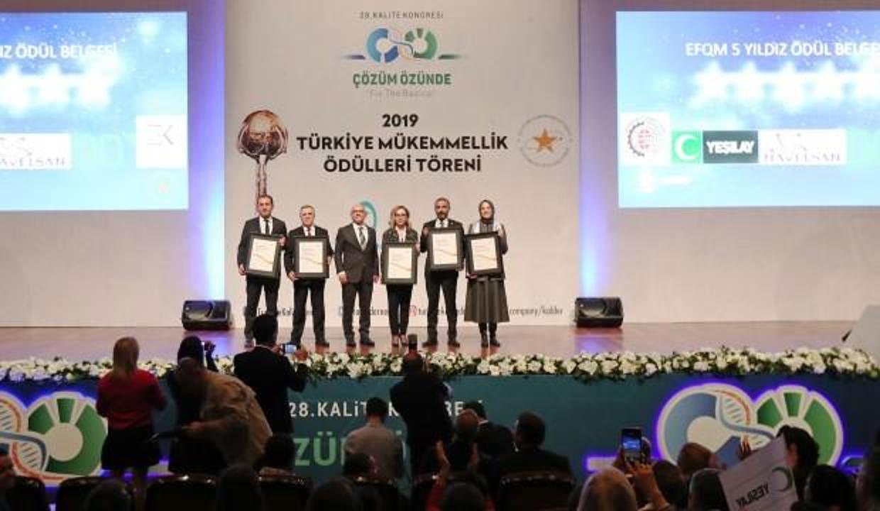 'Mükemmellikte 5 yıldız' Yeşilay'a verildi