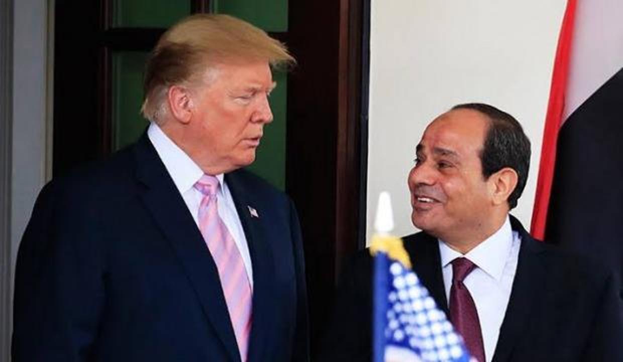 Trump ve darbeci Sisi'den kritik görüşme