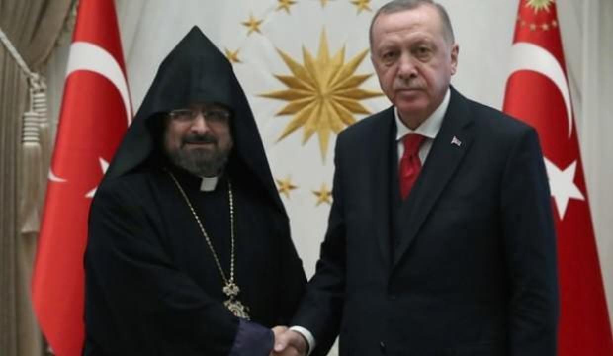 Cumhurbaşkanı Erdoğan Maşalyan'ı kabul etti
