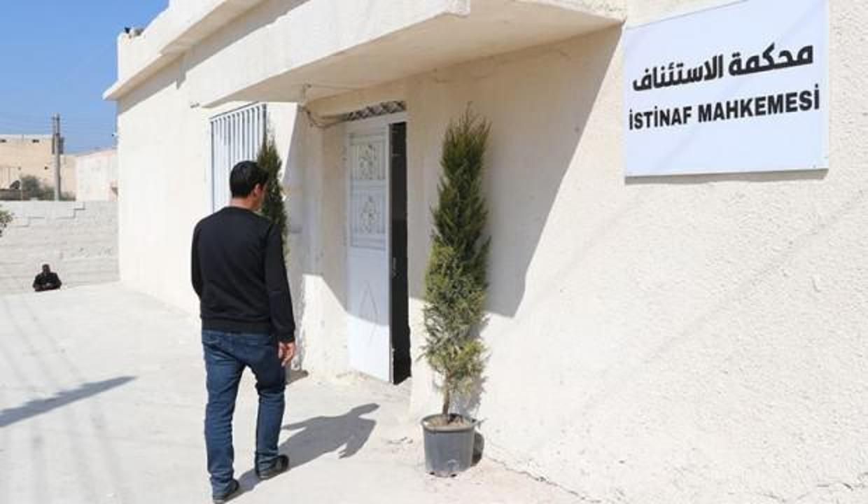 Terörden arındırılan Tel Abyad'da adliye binası hizmete açıldı