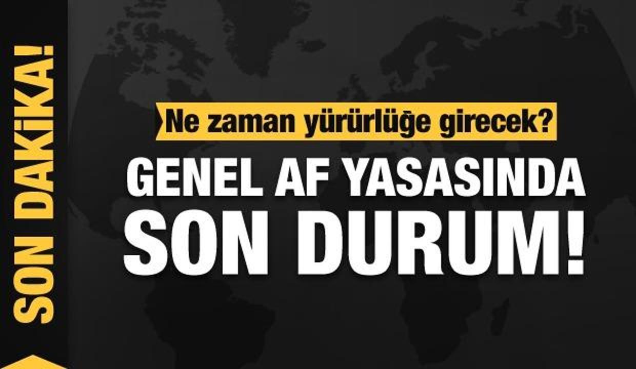 Genel af ne zaman yürürlüğe girdi mi ? Ceza indirimi Meclise sunuldu!