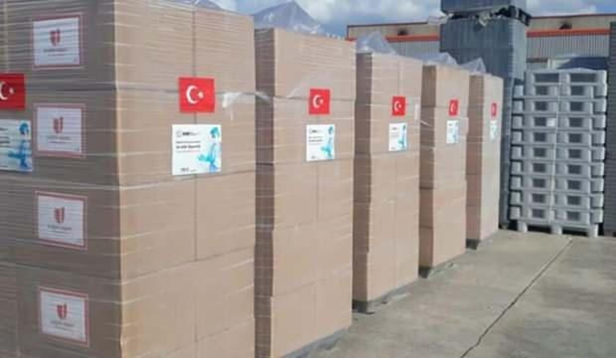 İKMİB'den sağlık çalışanlarına 110 bin yüz koruyucu siper