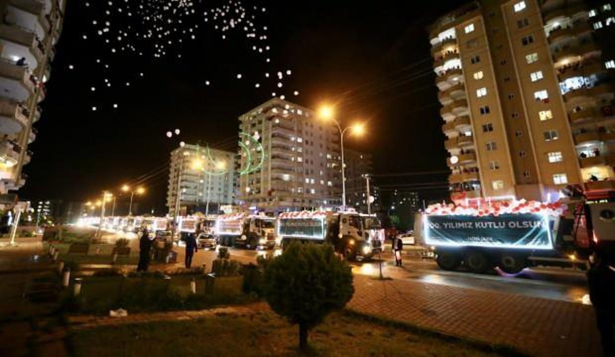 Fener alayı, şehri karış karış dolaştı