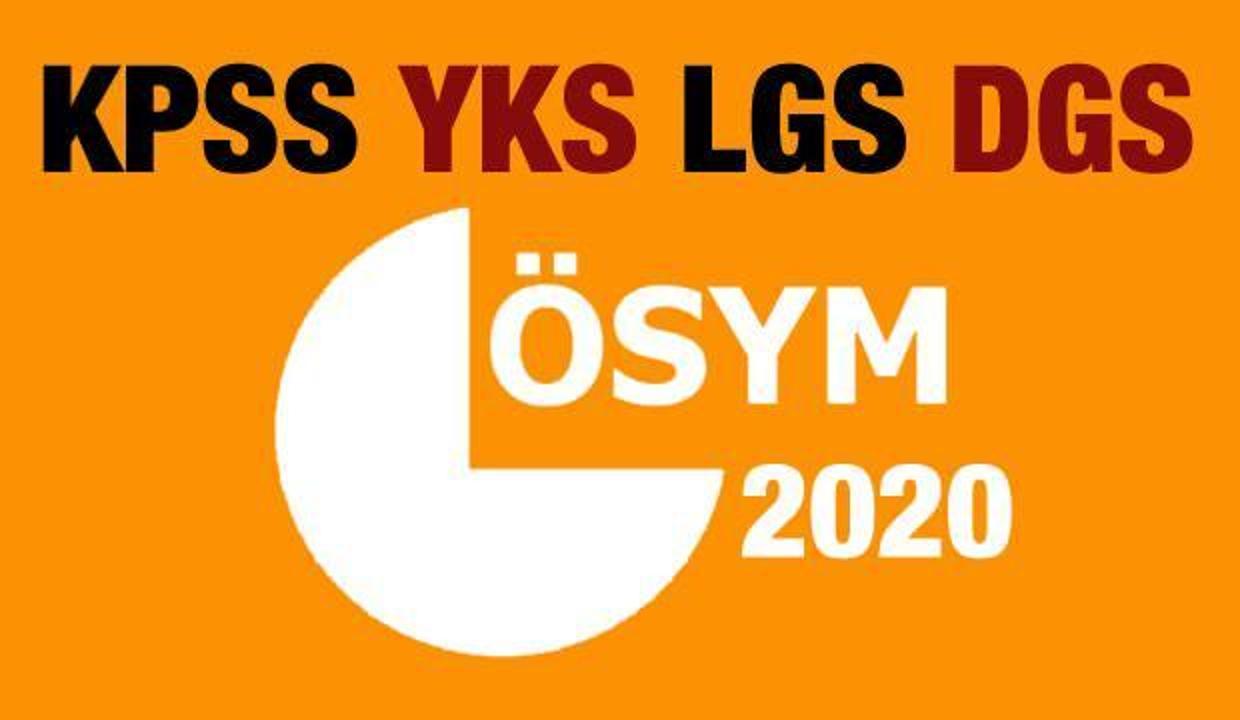 Osym Yeni Sinav Takvimi Belli Oldu 2020 Kpss Yks Lgs Ve Dgs Sinavlari Ne Zaman Egitim Haberleri