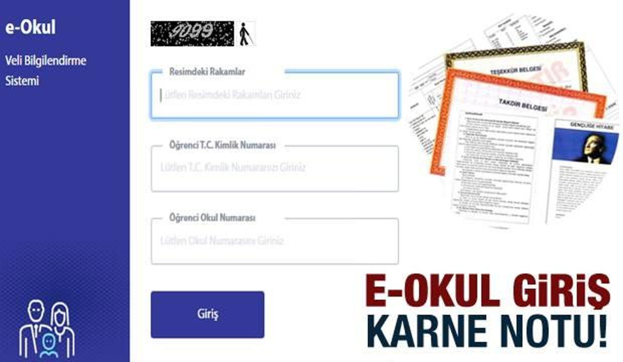 e okul giris sayfasi meb 2020 ikinci donem karne notu ve sorumlu dersler egitim haberleri