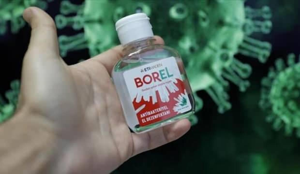 Bor katkılı dezenfektan satışı 4 milyon şişeye yaklaştı