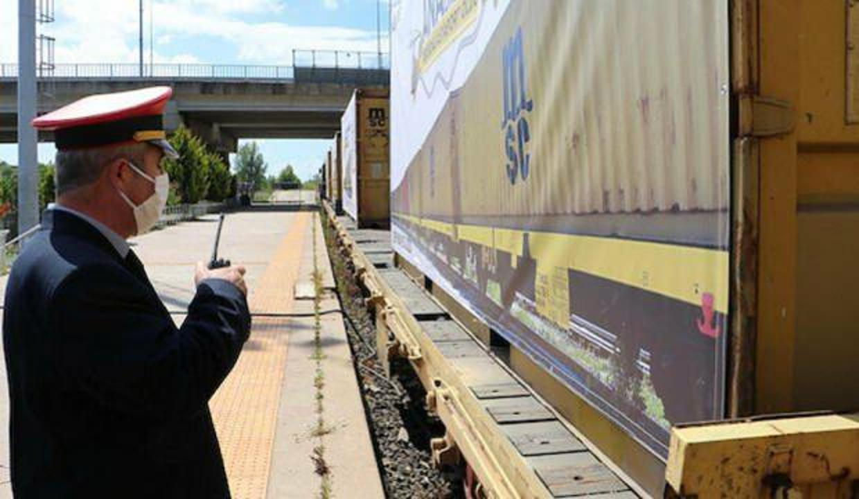 Marmaray'dan geçti, Afrika'ya gönderilecek
