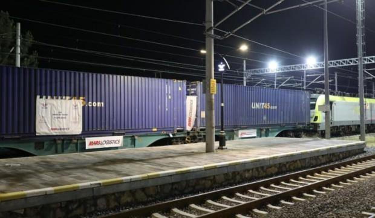 Marmaray hattı ile ilk ihracat treni Almanya'ya ulaştı