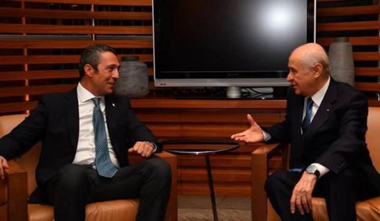 Ali Koç ile Devlet Bahçeli bir araya geldi