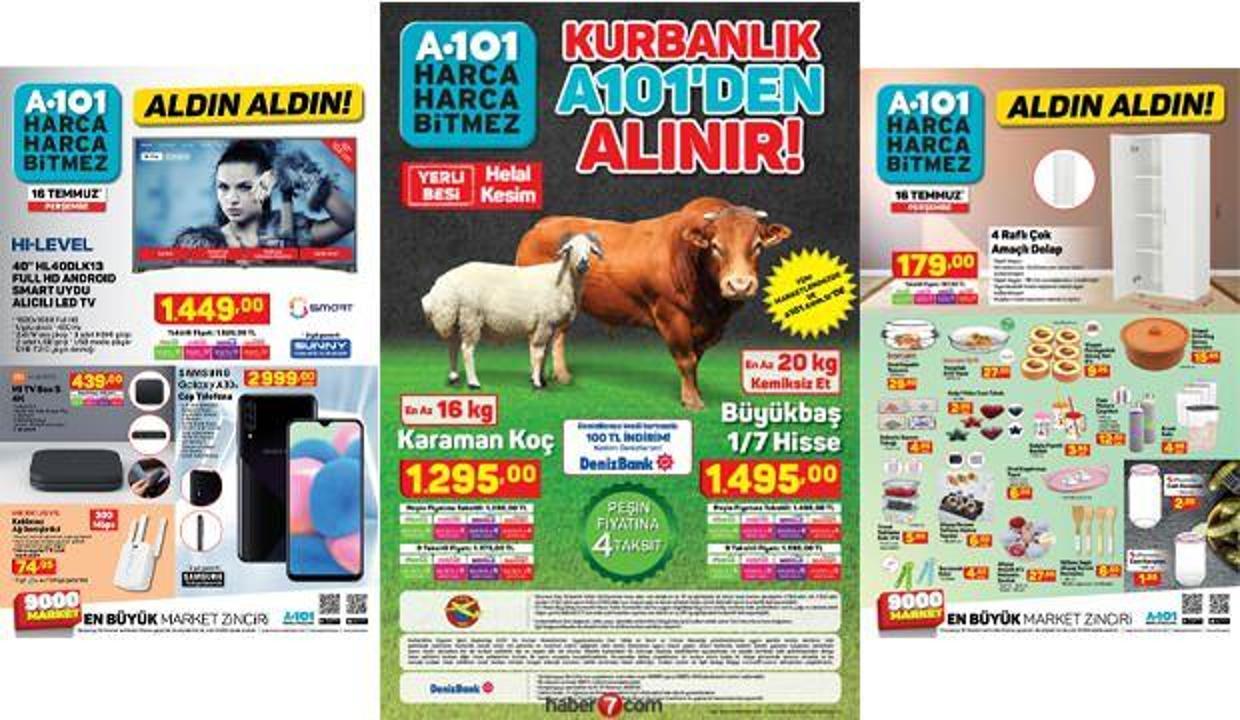 A101 16 TEMMUZ AKTÜEL ÜRÜNLER KATALOĞU! A101 HAFTANIN İNDİRİM LİSTESİ