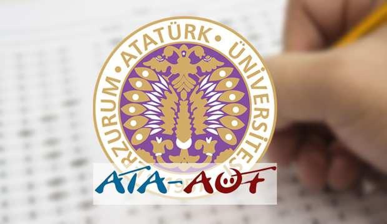 ata aof butunleme sinavi giris ekrani