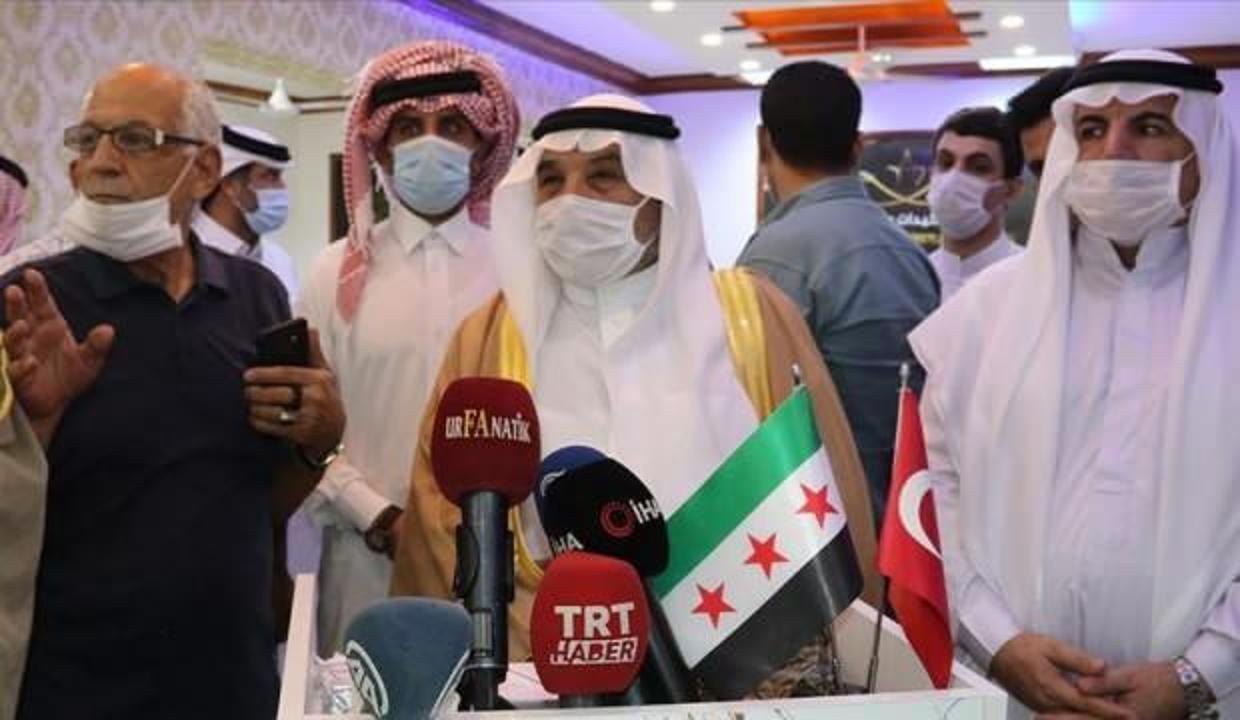 Aşiret temsilcilerinden YPG'ye tepki, Türkiye ve Erdoğan'a teşekkür