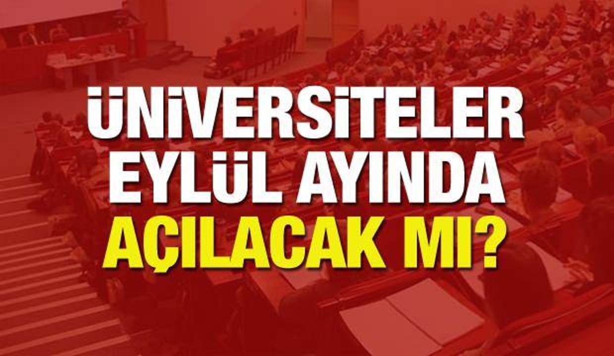 Üniversiteler ne zaman açılacak? Ön Lisans, Lisans ve Lisansüstü dersleri uzaktan verilebilecek