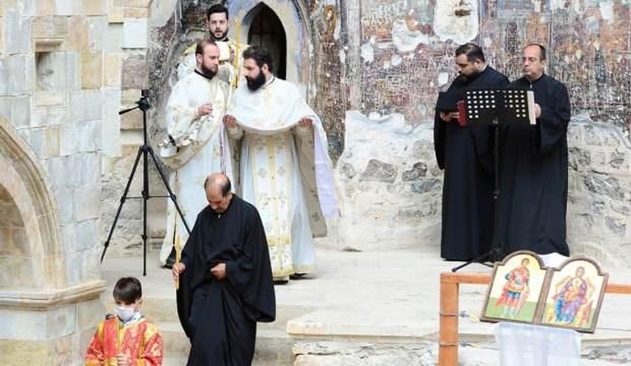 Sümela Manastırı'nda 5 yıl sonra ilk ayin