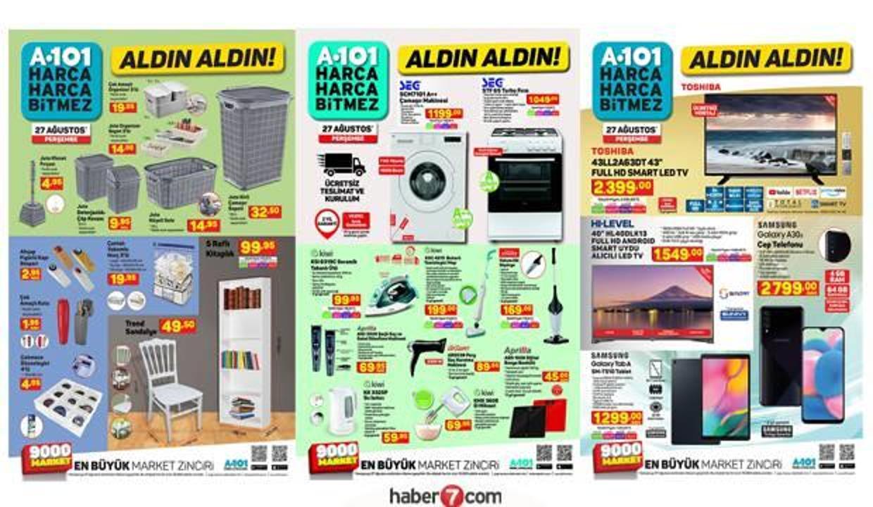 A101 28 AĞUSTOS AKTÜEL ÜRÜNLER KATALOĞU