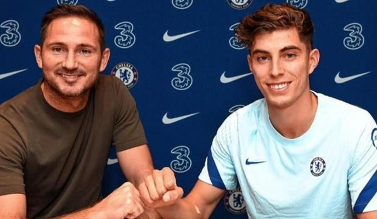 Kai Havertz rekor bonservis bedeliyle Chelsea'de!