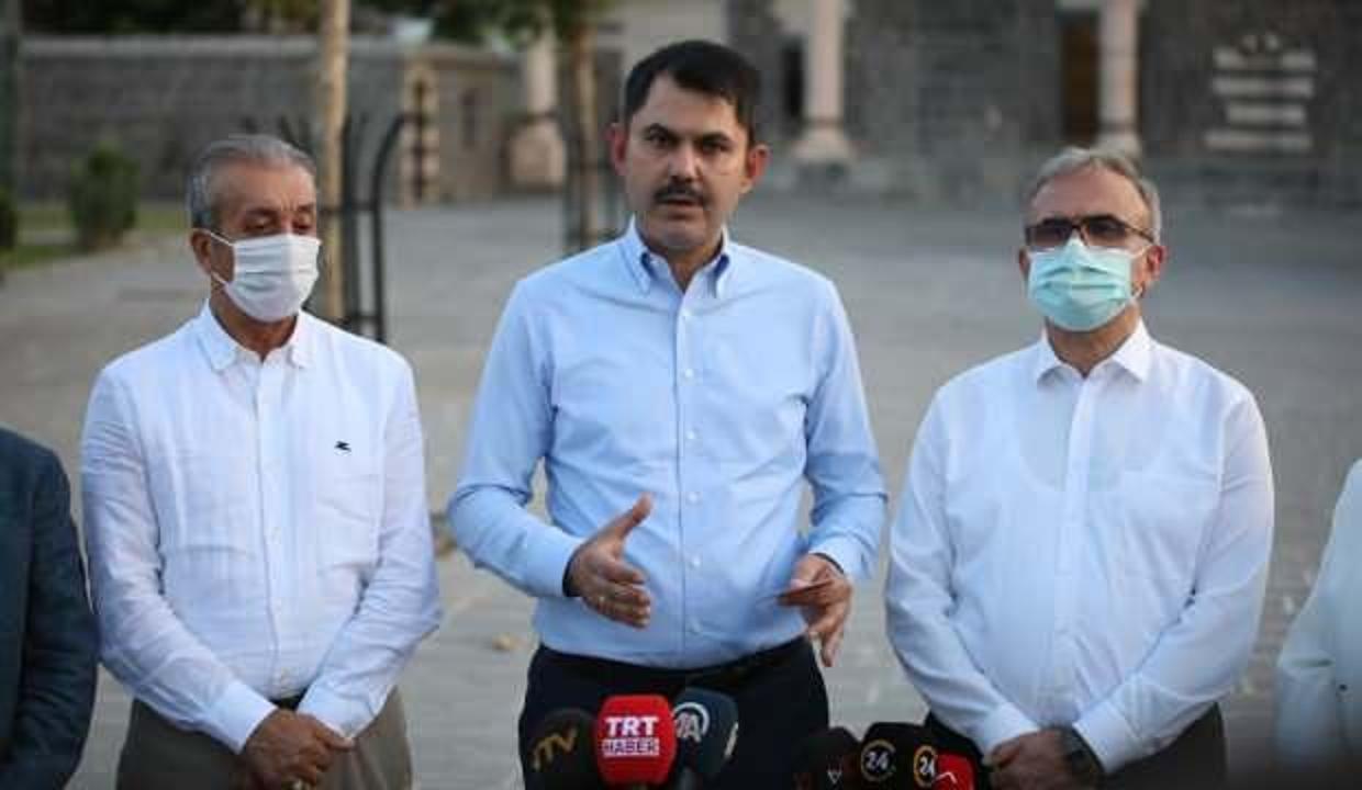 Bakan Kurum: Sur içerisinde yapılaşmaya müsaade etmeyeceğiz