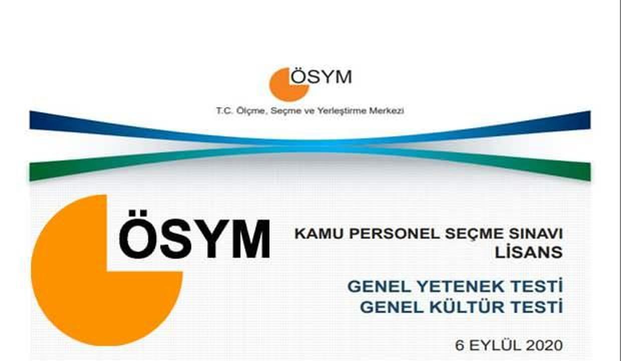 KPSS cevap anahtarı: Genel Kültür-Genel Yetenek Eğitim Bilimleri Alan Bilgisi soru ve cevapları