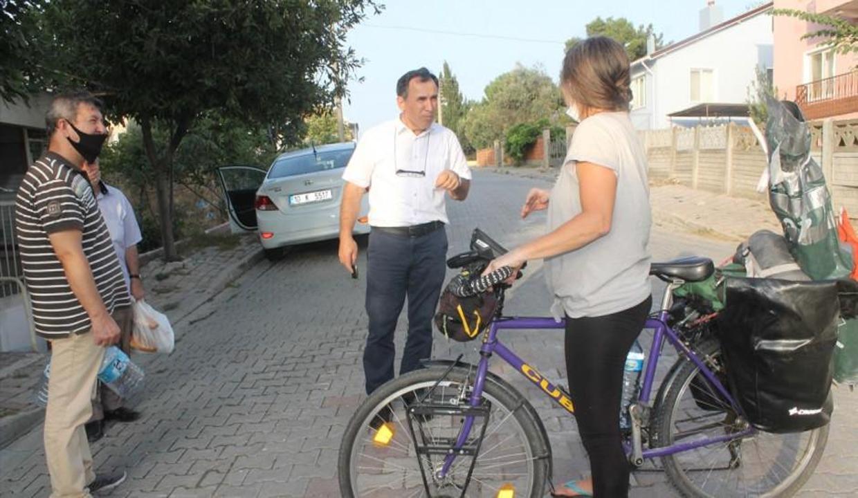 Bisikletle Balkan gezisine çıktı son durak Türkiye'yi seçti