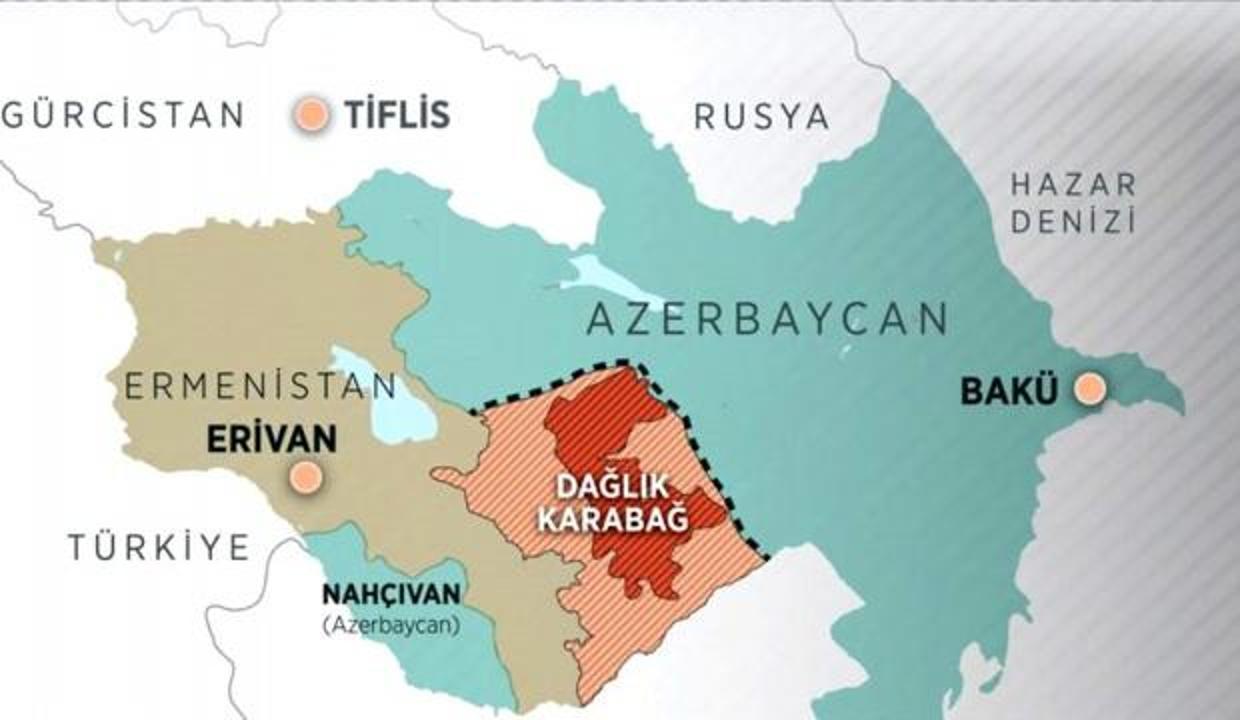 Dağlık Karabağ haritada nerede bulunuyor? Azerbaycan Ermenistan Dağlık Karabağ sorunu nedir?