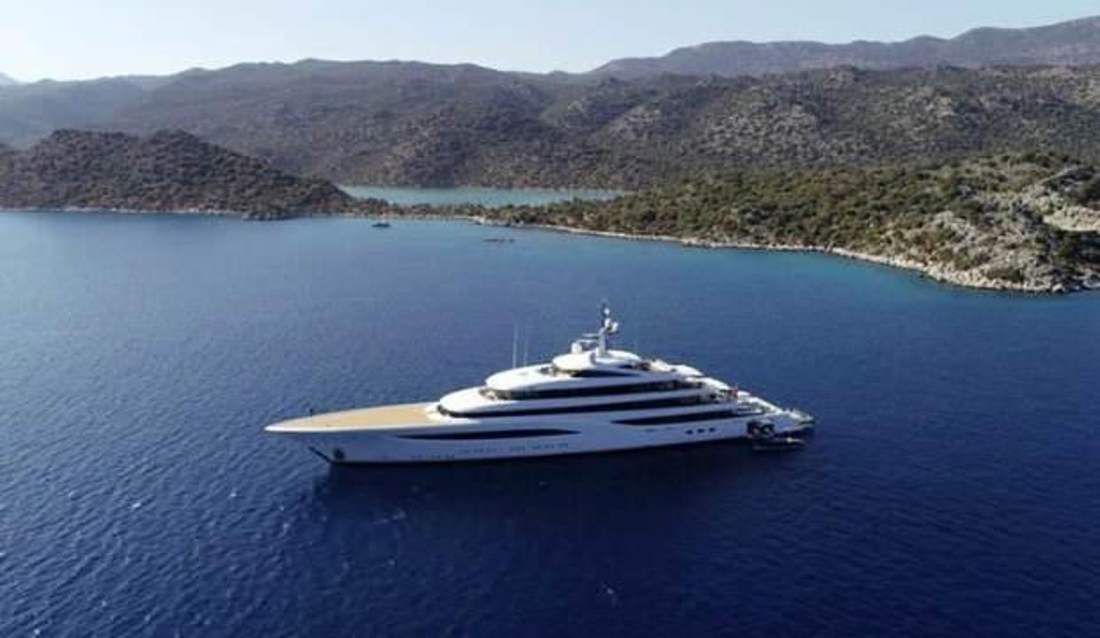 200 milyon dolarlık mega yat Kekova'da