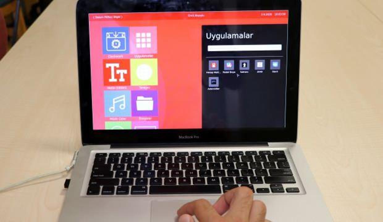 Yerli ve milli işletim sistemini üretti! 46 bin satır kod yazdı