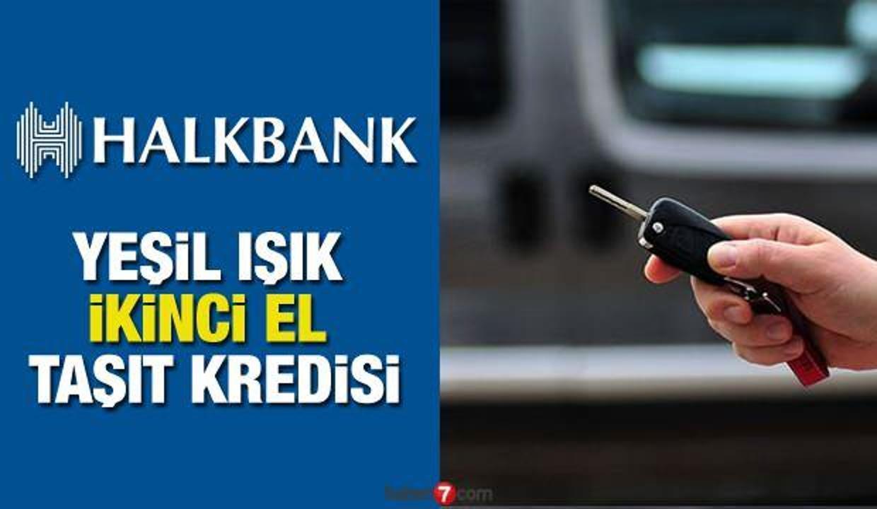 HalkBank 3 ay ertelemeli 60 ay vade ile 120 bin TL'ye kadar Taşıt Kredisi! Kredi Başvuru ekranı