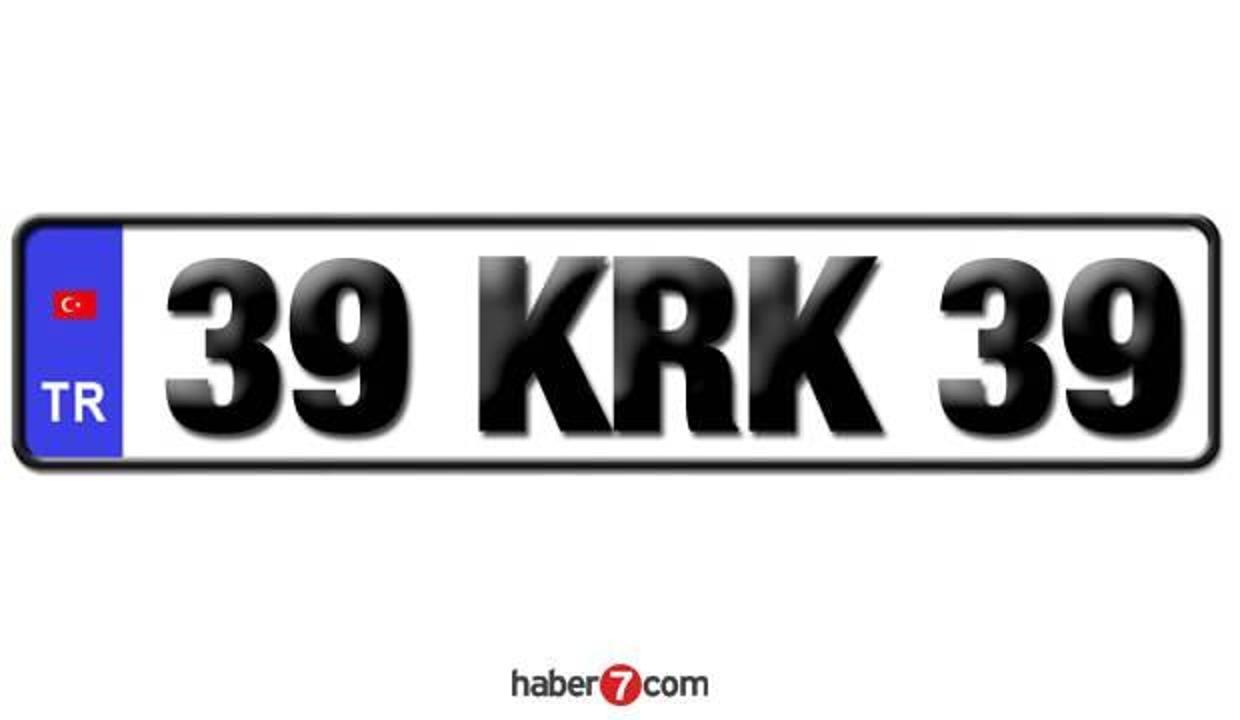 39 Plaka kodu hangi ilin? 39 Plaka nerenin plakası? Kırklareli ilçeleri plaka harfleri