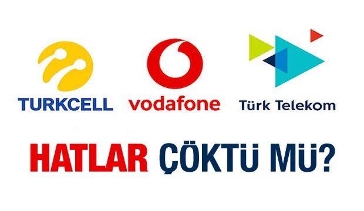 turkcell vodafone turk telekom coktu mu telefon sebekeleri neden cekmiyor guncel haberleri