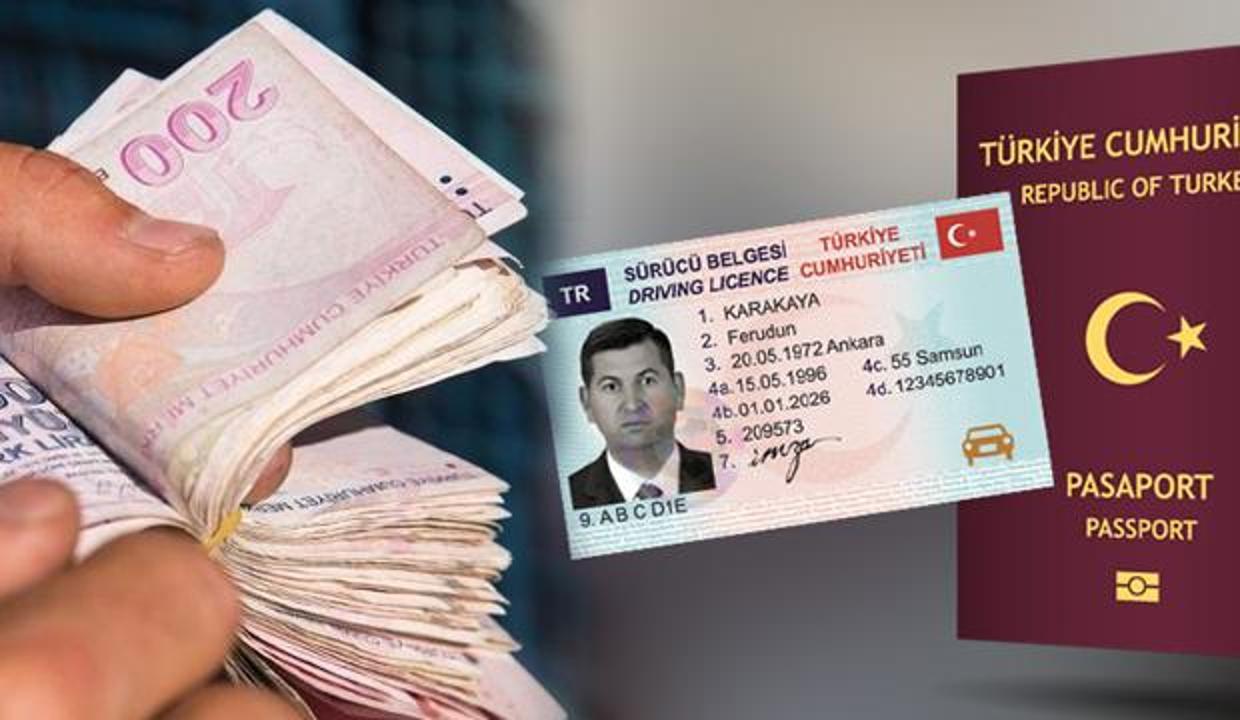 2021 Ehliyet, Pasaport, Tapu ve Yurtdışından telefon getirme harçları zamlandı!
