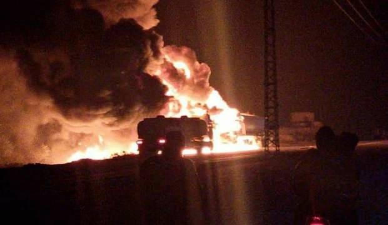 El Bab'ta akaryakıt istasyonunda patlama