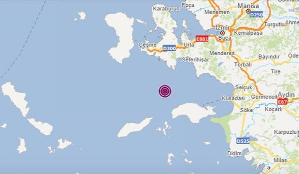 izmir urla aciklarinda 4 2 buyuklugunde deprem guncel haberleri