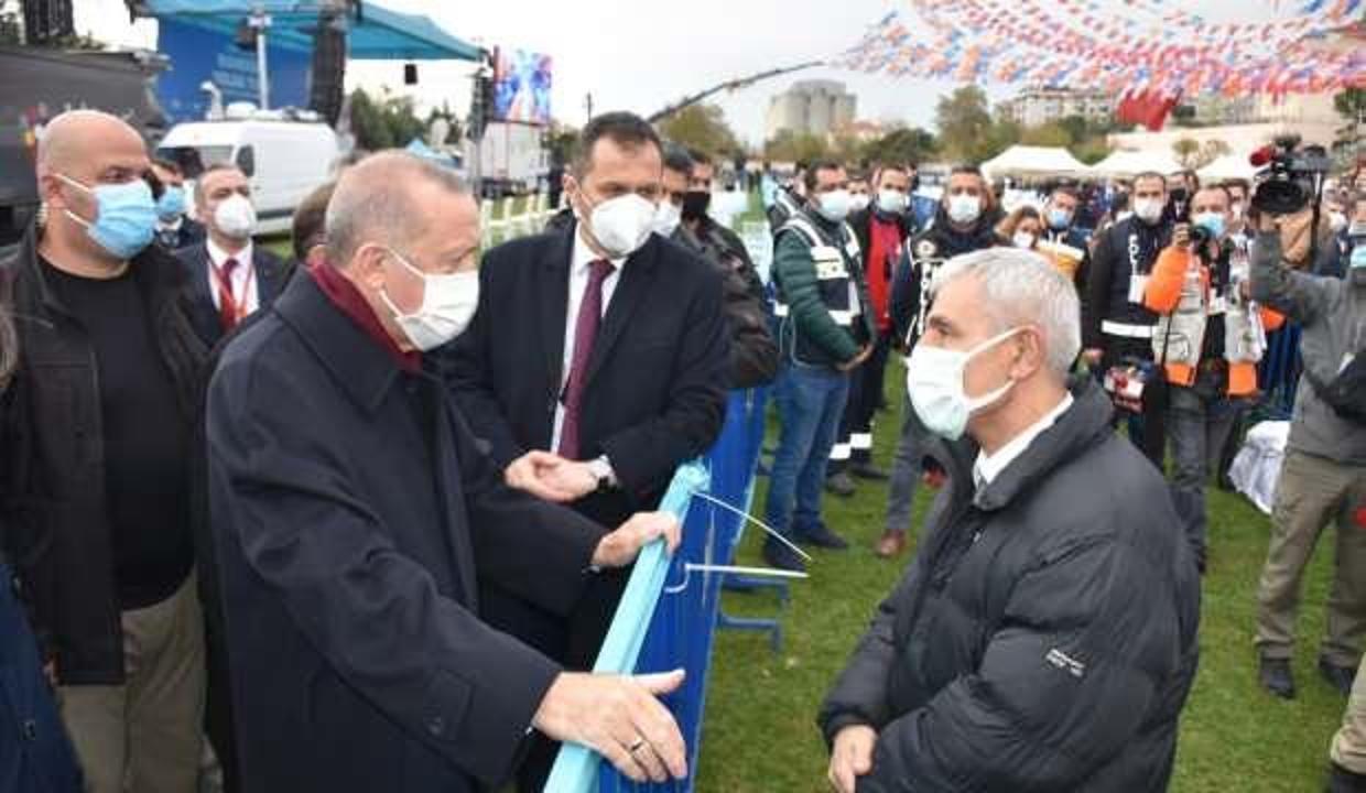 Başkan Erdoğan'a çocukluk arkadaşından hediye! Kese içinde verdi
