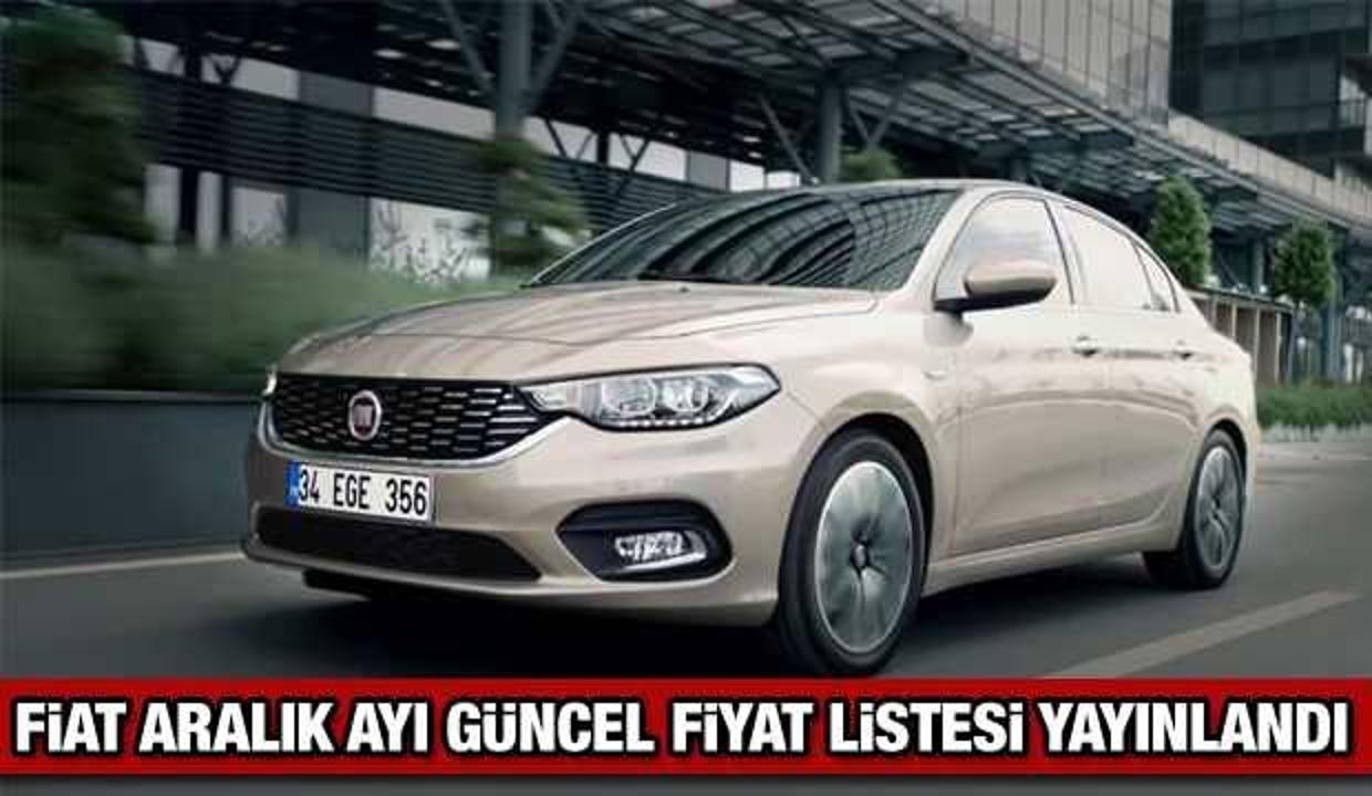 Fiat Aralık ayı güncel fiyat listesi: Fiat Egea Panda Doblo güncel fiyat listesi