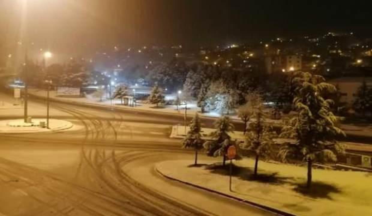 kayseri nin hacilar ilcesine kar yagdi guncel haberleri