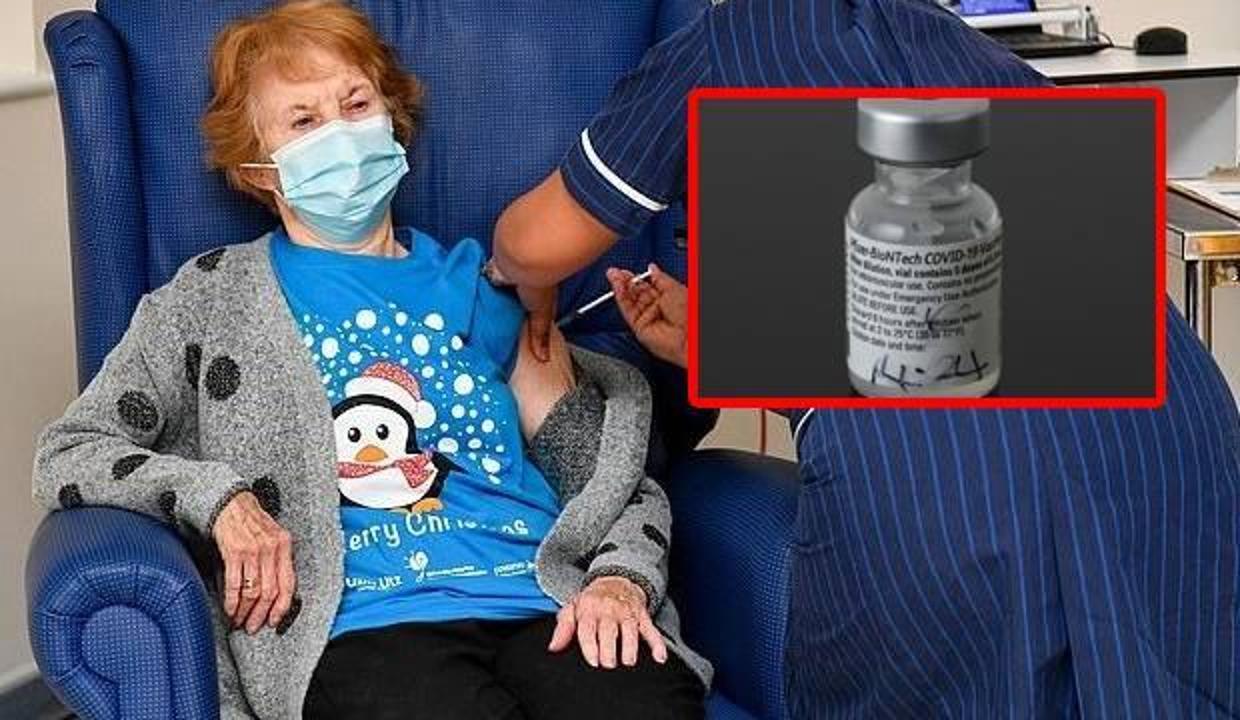 Dünyada uygulanan ilk Kovid-19 aşısının şişesi ve şırıngası müzede