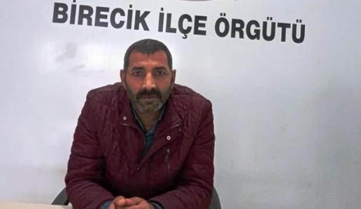 Şanlıurfa'da HDP Birecik İlçe Başkanı gözaltına alındı