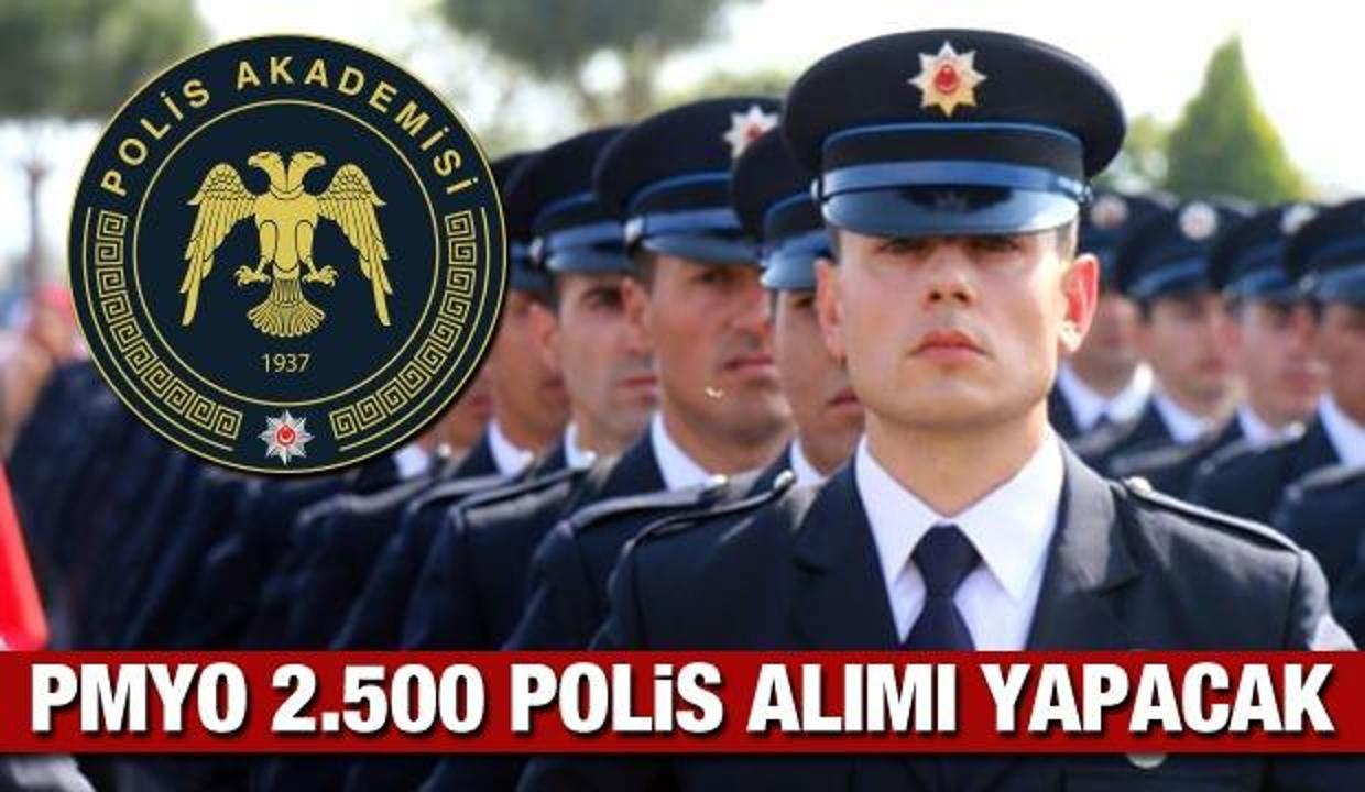 2021 PMYO yılında en az lise mezunu 2.500 polis alımı yapacak! Başvurular ne zaman başlıyor?