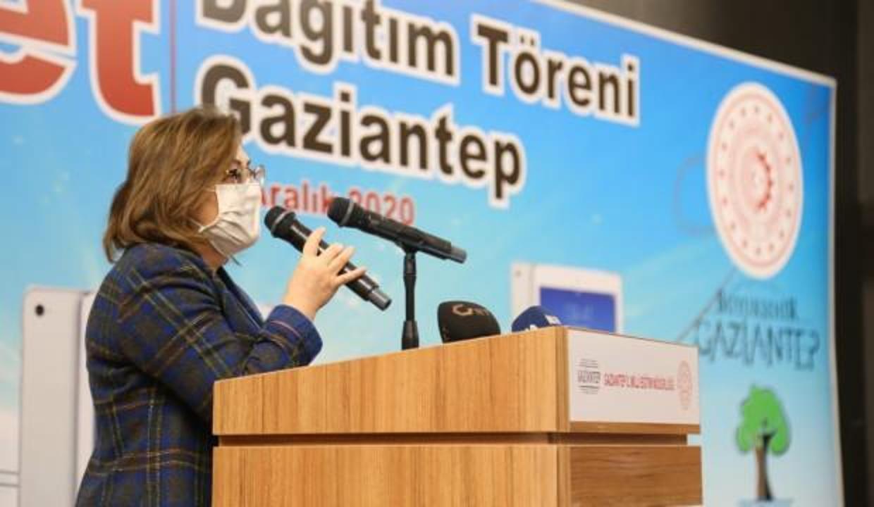 Gaziantep modeliyle 60 bin ücretsiz tablet dağıtıldı