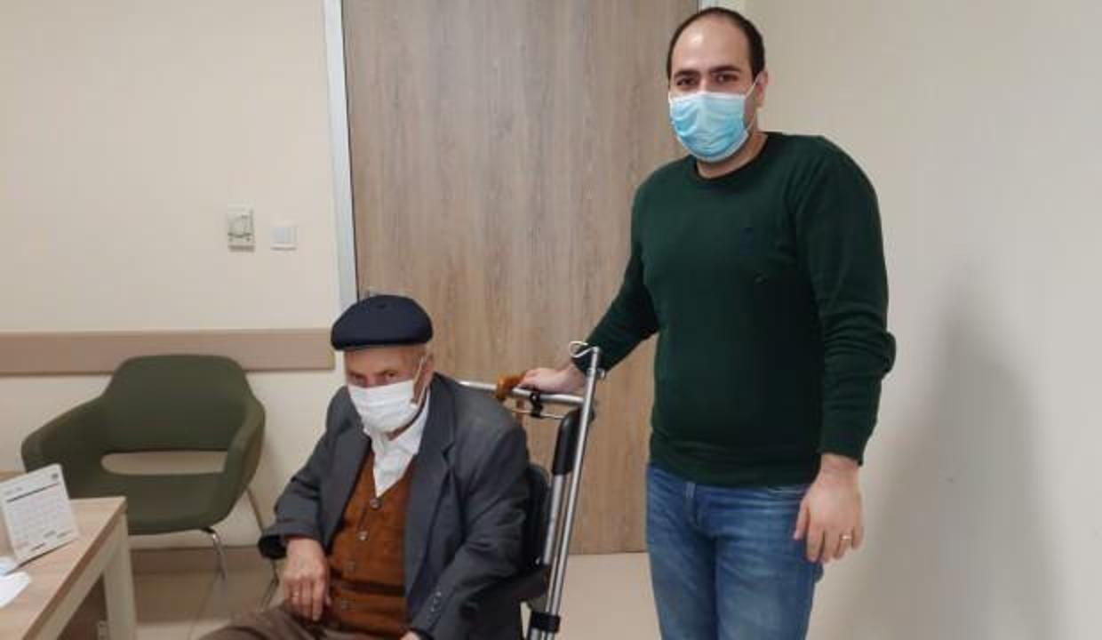 92 yaşında koronavirüsü yenen Mustafa Bulut: '1 ay hiç yemek yiyemedim'