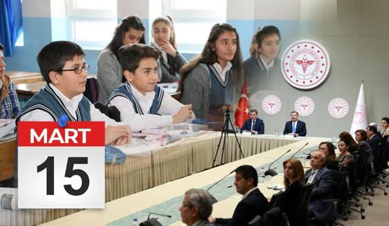 MEB okullar ne zaman açılacak? 15 Mart’ta kademeli olarak 5,8,9,12. sınıflar yüz yüze eğitim..