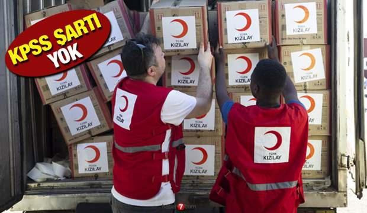 Kızılay KPSS şartsız 11 farklı kadroya personel alımı yapacak! Başvurular ne zaman sona erecek?