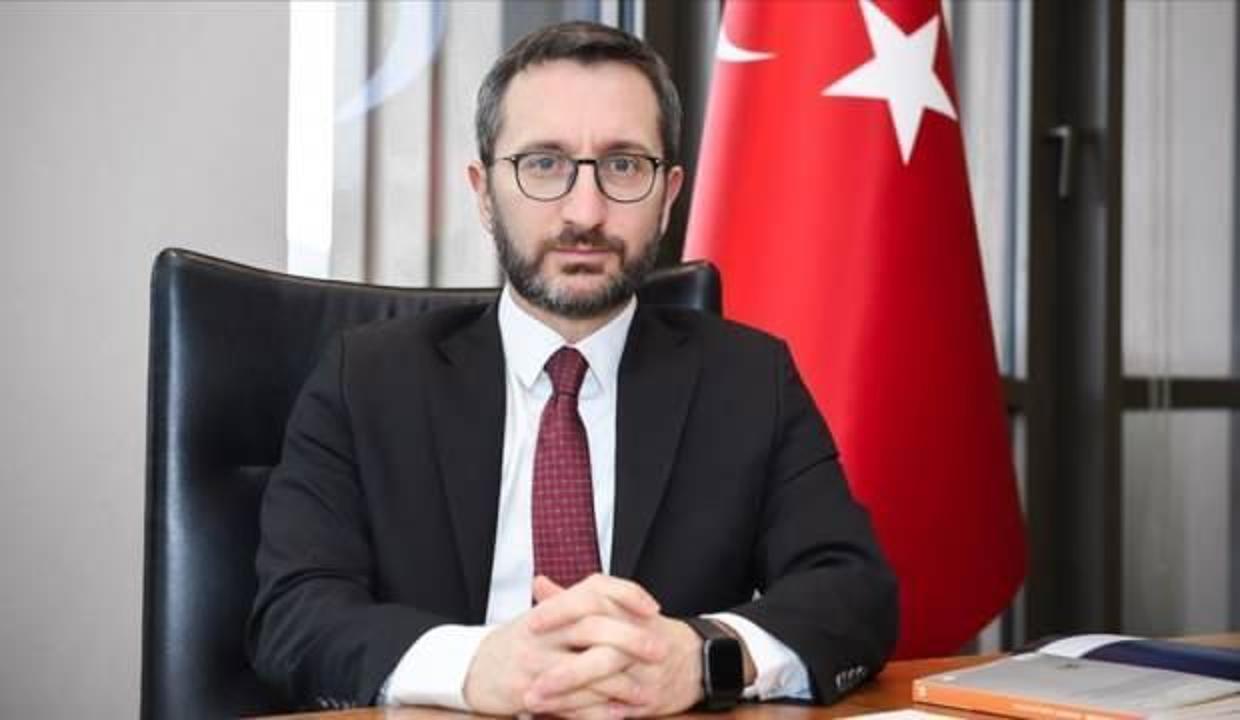 İletişim Başkanı Altun: Mesele ağaçsa, biz birinciyiz