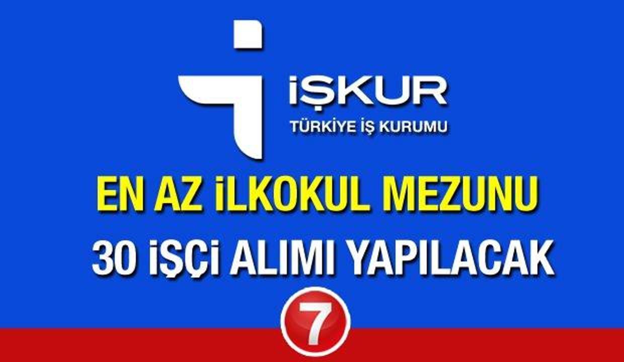 İŞKUR üzerinden en az ilkokul mezunu geçici işçi alım ilanı! Başvurular ne zaman başlayacak?