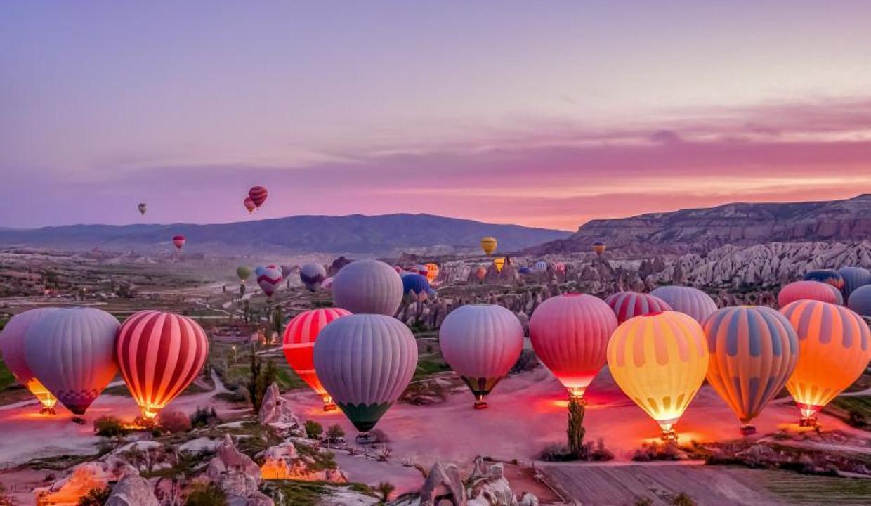 Kapadokya’da balon turları iptal edildi