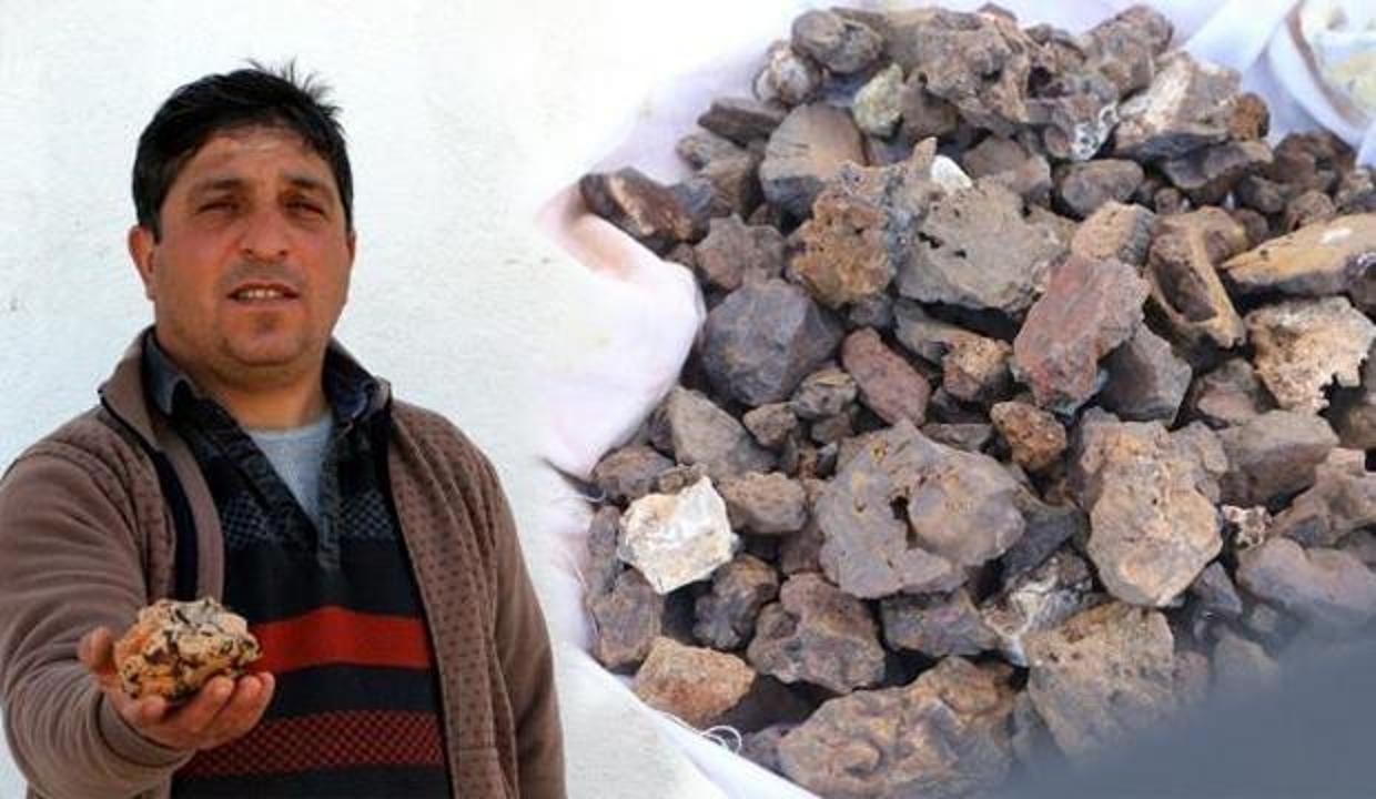 Tokatlı çobanın başına talih kuşu kondu! Koyununun ayağına takılan taş 200 bin dolara satılıyor