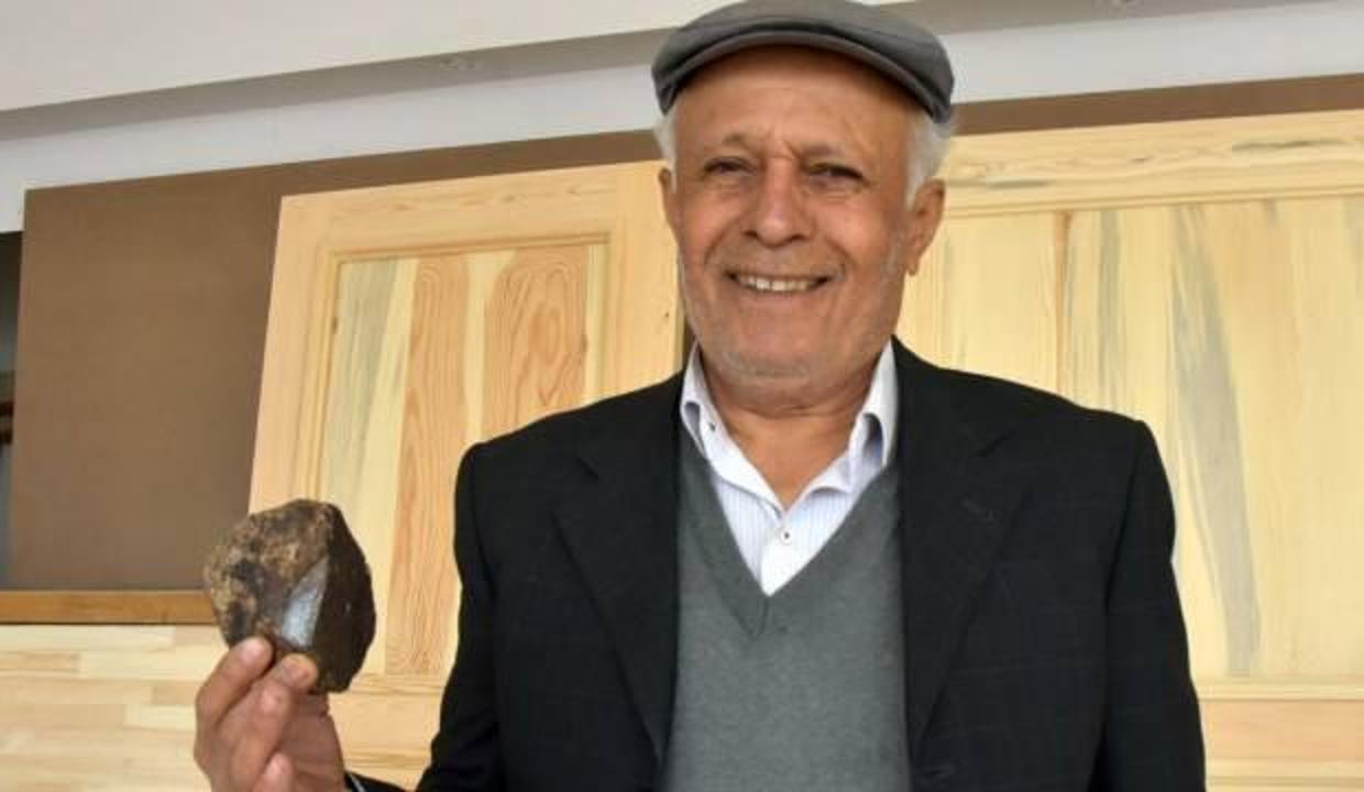 2 yıl önce bahçesinde buldu! Çelik kasada sakladığı göktaşı Türkiye'nin 16'ncı...
